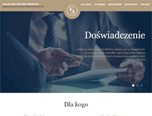 Tablet Screenshot of kancelaria-prawnicza-torun.pl